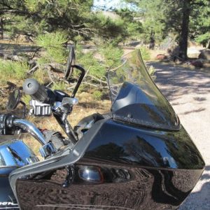 The new 10″ Road Glide windshield works great!