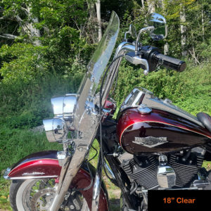 The wait for my 18″ Freedom Windshield for my Road King was worth it.