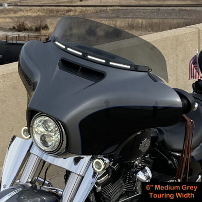 made of superior quality Makrolan polycarbonate Harley Davidson 12 light tint windshield for 2014-2020 Street Glide/Electra Glide/Ultra Classic/Tri-Glide 