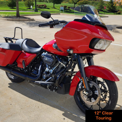 Three T Black Motorcycle Polished Windshield Windscreen Wind Sreen Trim Strip CNC Cut For Harley Touring Road Glide FLTRX 2015 2016 2017 